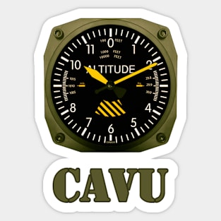 CAVU Sticker